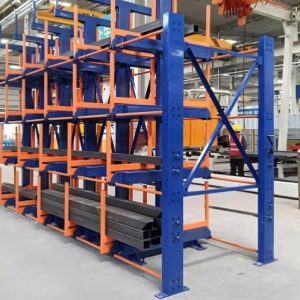 Industrial Heavy Duty Cantilever Racks for High-Capacity Long Material Storage