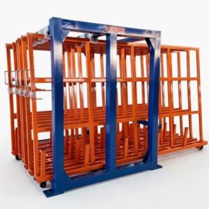 Heavy-Duty Vertical Steel Plate Scrap Holder for Extreme Industrial Use