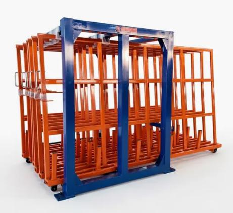 Heavy-Duty Vertical Steel Plate Scrap Holder for Extreme Industrial Use