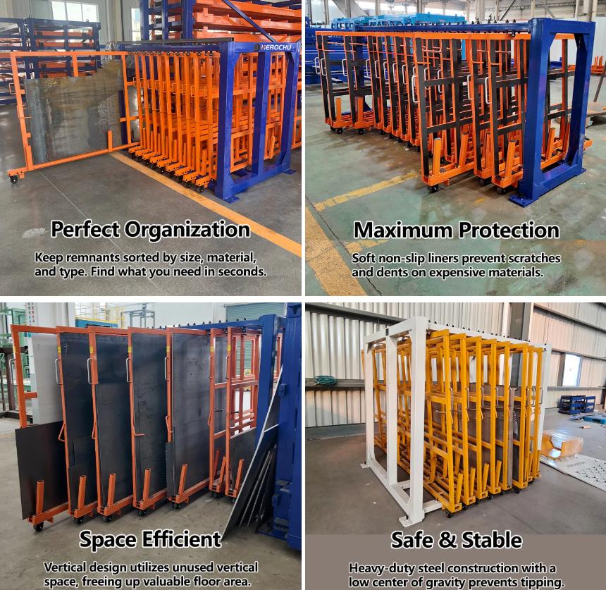 Steel Plate Vertical Storage Rack for Efficient Warehouse Management