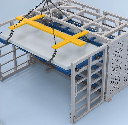 Laser Cutting Machine Loading and Heavy Duty Pallet Rack Storage