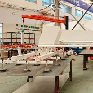 Industrial Sheet Metal Manipulators | Herochu Cantilever Arm for High-Throughput Laser Loading