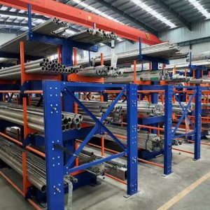 Heavy-Duty Cantilever Racking System for Industrial Applications