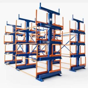 Double-Sided Cantilever Racking for Steel Pipes