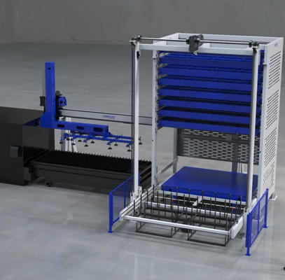Intelligent Automatic Plate Storage Warehouse for Steel Plates & Profiles – 3-Ton Load Capacity per Level