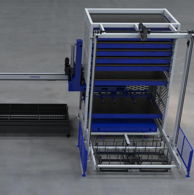 Intelligent Automatic Plate Storage Warehouse for Steel Plates & Profiles – 3-Ton Load Capacity per Level