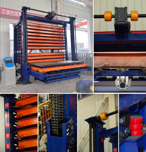 Automated Vertical Sheet Metal Storage Warehouse