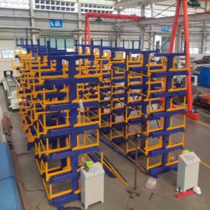 Safe Material Storage Unit for Industrial Pipe Warehouse