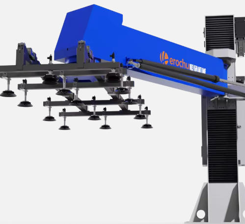 Pneumatic Jib Robot for Plate Handling | Heavy-Duty Vacuum Manipulator for Laser Cutting & Sheet Metal Fabrication