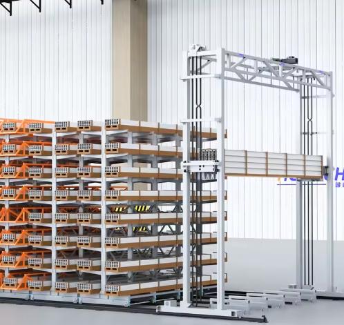 Automated Storage & Retrieval System of Pipes, Tubes, and Lumber
