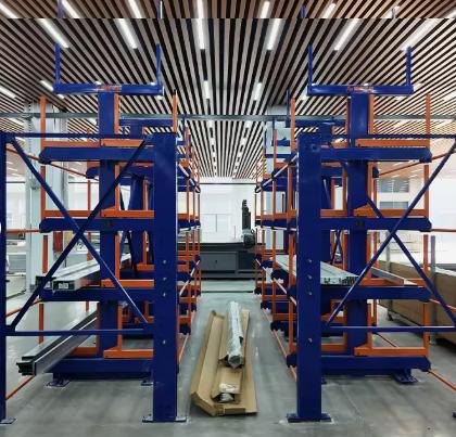 Heavy Duty Stackable Powder Coated Cantilever Rack