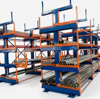 Long Material Storage Steel Pipe Lumber Warehouse Industrial Rack