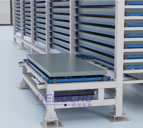 Single-Row Multi-Tower Automated Storage System for Sheet Materials