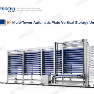 Single-Row Multi-Tower Automated Storage System for Sheet Materials