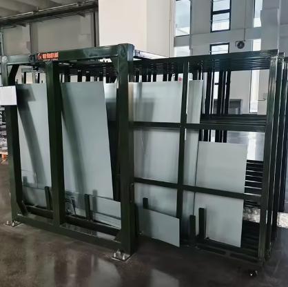 High Density Vertical Roll Out Sheet Metal Rack | Herochu Industrial Storage