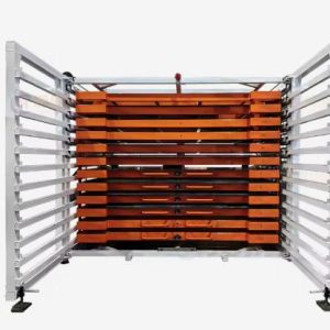 Motorized Roll Out Sheet Metal Rack with Pallet 1000kg Load: Precision Material Handling