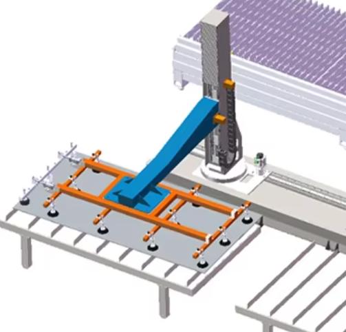 800kg Load Capacity Metal Sheet Handling Equipment Optimises Heavy Plate Processing Operations