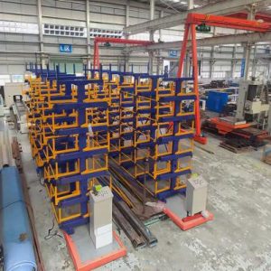 Heavy Steel Storage Equipment Solutions for Long Steel Bar Stock Warehouse Racking Systems