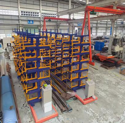 Heavy Steel Storage Equipment Solutions for Long Steel Bar Stock Warehouse Racking Systems