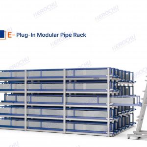 High-Density Honeycomb Storage Rack for Pipes Bars & Angles
