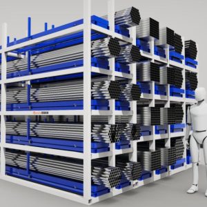 Automated Honeycomb Racking System for Tube & Bar Storage