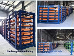 Large Heavy Sheet Metal Storage for Metal Fabrication Shop