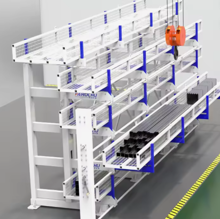 High-Density Industrial Storage for Long Steel & Pipe Materials