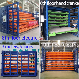 Electric Telescopic Heavy-Duty Rack for Sheet Metal Storage