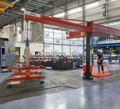 Pneumatic Cantilever Loading Manipulator for Precision CNC Sheet Feeding