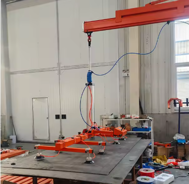 Pneumatic Cantilever Loading Manipulator for Precision CNC Sheet Feeding