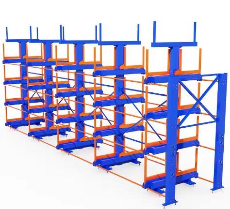 Adjustable Cantilever Racking System for Pipe Warehouses