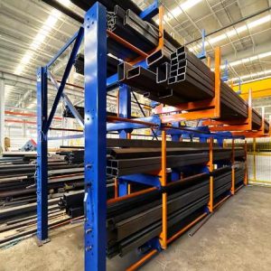 Adjustable Cantilever Racking System for Pipe Warehouses