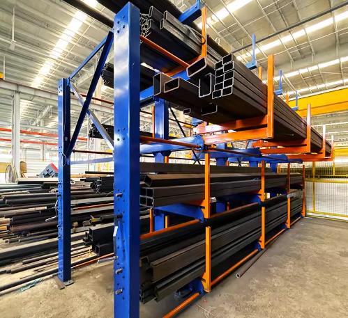 Adjustable Cantilever Racking System for Pipe Warehouses