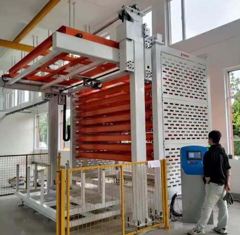 Intelligent 3D Automated Warehouse Rack for Steel Plate Storage