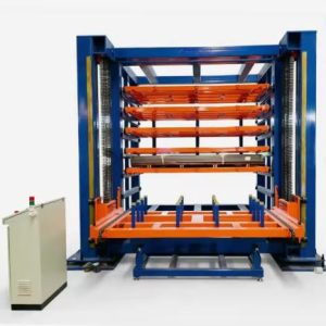 AI-Enabled Automated Sheet Metal Storage System for Laser Cutting Production