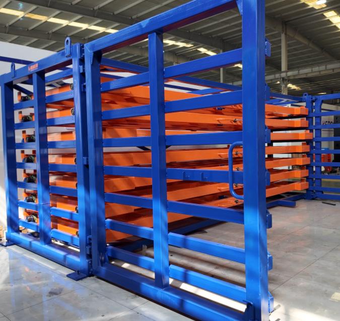 Motorized Telescopic Rack for Heavy Steel Plate: Handling Multi-Ton Stock with Electric Precision