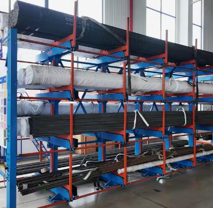 Adjustable Double-Sided Cantilever Pipe Rack - Space Saving Industrial Storage
