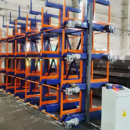 Adjustable Double-Sided Cantilever Pipe Rack - Space Saving Industrial Storage
