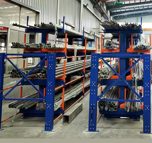 Smart Electric Telescopic Cantilever Rack - Heavy Duty Industrial Storage System