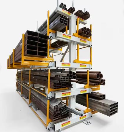 Automatic Electric Telescopic Double-Sided Cantilever Storage Rack: Vertical Pipe Storage Rack System for Long Materials