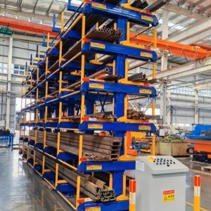 Automatic Electric Telescopic Double-Sided Cantilever Storage Rack: Vertical Pipe Storage Rack System for Long Materials