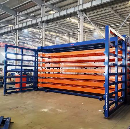 Large Heavy Sheet Metal Storage for Metal Fabrication Shop