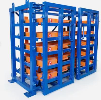 Large Heavy Sheet Metal Storage for Metal Fabrication Shop