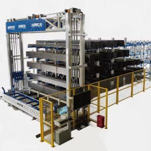 Mobile Automated Vertical Storage System for Heavy-Duty Profile Management