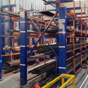 Heavy-Duty Cantilever Racking for Steel Tubes Bars & Structural Profiles