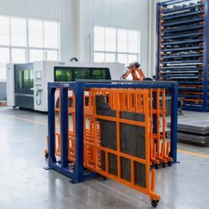 Vertical Pull-Out Sheet Remnant Rack – Maximize Material Utilization with Herochu