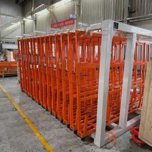 Vertical Sheet Metal Scrap Rack for Laser-Cutting Waste