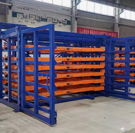 Electric Telescopic Heavy-Duty Rack for Sheet Metal Storage