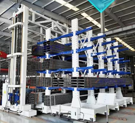 Custom Steel Warehouse Racks with Automated Retrieval – High-Density Industrial Storage Solutions