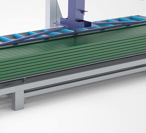 Steel Pipe Unloading & Palletizing Machine | Automatic Stacking for Tube Mills